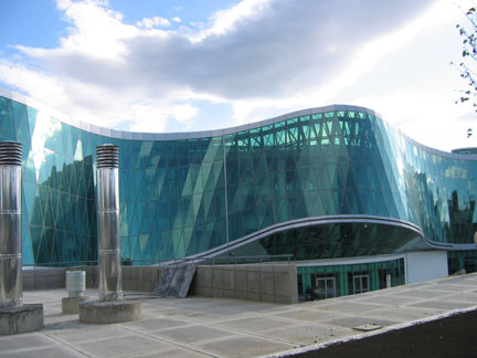 Новое здание МВД Грузии. «Прозрачность этого здания символизирует прозрачность полиции», утверждает Вано Мерабишвили. Фото: G.Ackerman/RFI