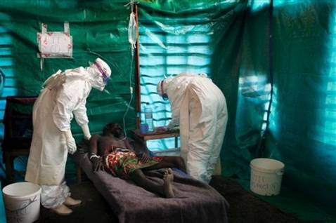 Зараженный Эбола в Конго. AP Photo   Pascale Zintzen