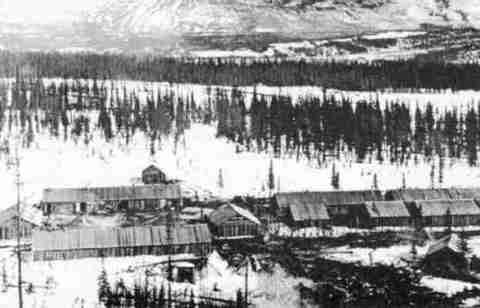 Otter Internment Camp. Yoho National Park, B.C. (Photo courtesy of the National Archives of Canada, C81374)