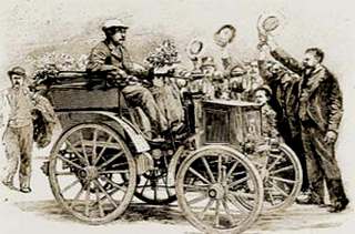 Автомобиль «Панар-Левассор». 1895 год. Уэллс предсказывал автомобилям большое будущее.
