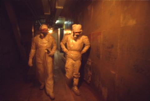На подходе к центральному реакторному залу. 1991 год