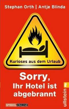 Обложка книги «Извините, но ваш отель сгорел». С сайта amazon.de  