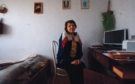 Поселок Управленческий. Единственная дорогая вещь в доме Ольги Николаевны — компьютер дочери