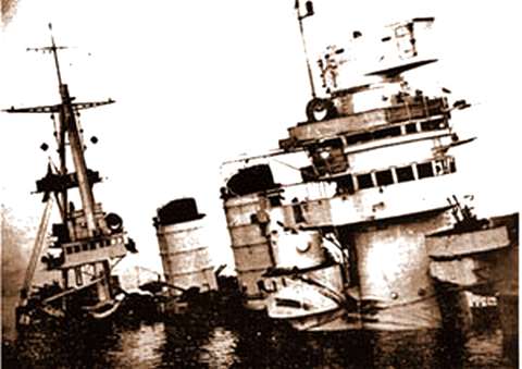 Разгром итальянского флота в Таранто 11 ноября 1940 года. Фото с официального сайта ВМС Италии