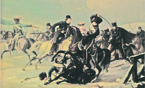 В 1812 году Фермопилами для Русской армии, особенно для казаков, стала вся дорога от Гжатска до Можайска.