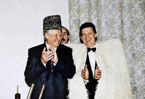 Борис Ельцин и Владимир Шумейко, 1995 год Фото: Из личного Шумейко Владимира архива