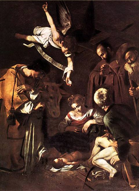 Караваджо, «Рождество со святым Франциском и святым Лаврентием»