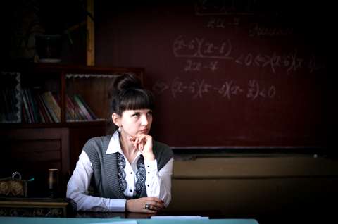 Учительница математики Екатерина Юрьевна. © Юлия Вишневецкая/«Русский репортер»