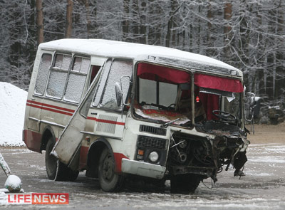 Еще одно ДТП с автобусом под Москвой