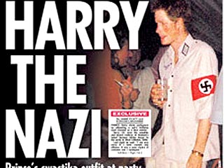 принц Гарри надел на вечеринку нацистскую форму