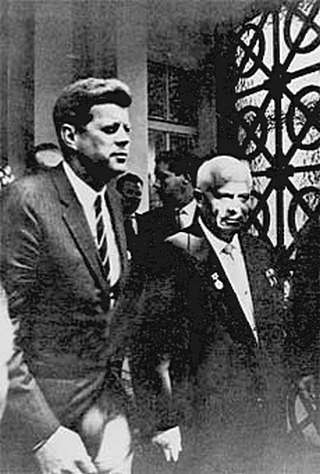 1963 год. Вена. Встреча с президентом США Джоном Кеннеди.