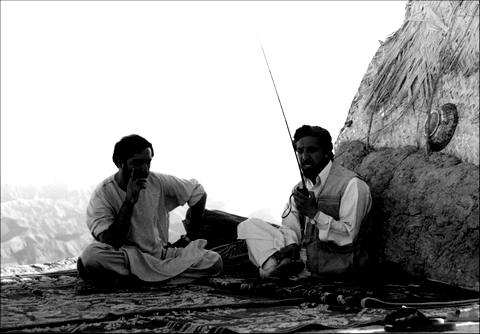 Ахмад Шах МАсуд и Абдулло Абдулло, август 2000 года
