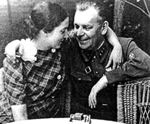  С женой Марией Семёновной, 1930-е годы