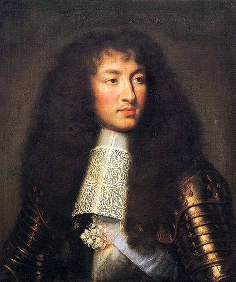 Молодой король Людовик XIV