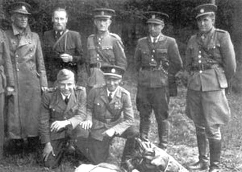 Офицеры SNB, 1948 г. Фото Finanzni Straz