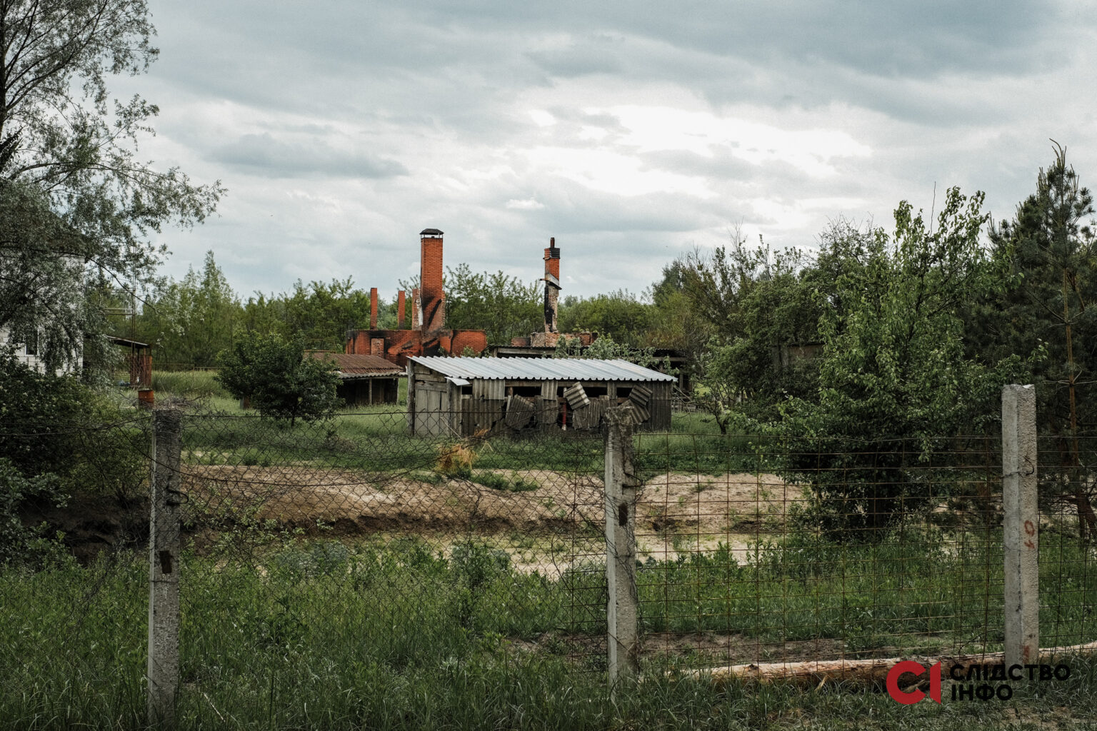 Ферма, де була розташована база росіян, джерело фото: Слідство Інфо