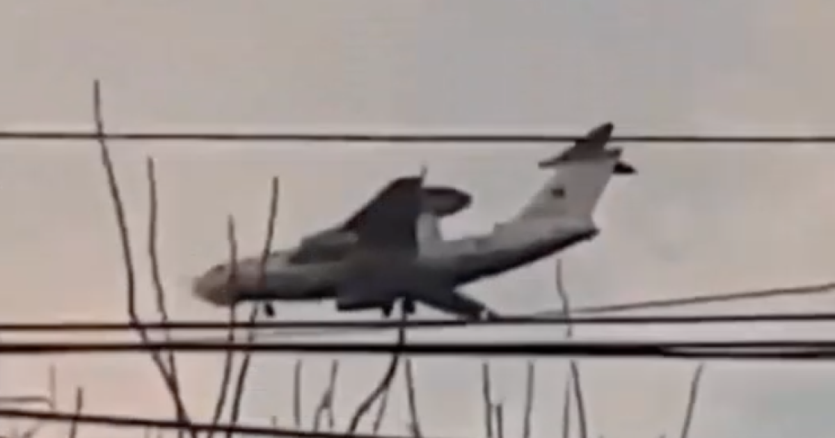 Останній виліт розвідувального літака А-50