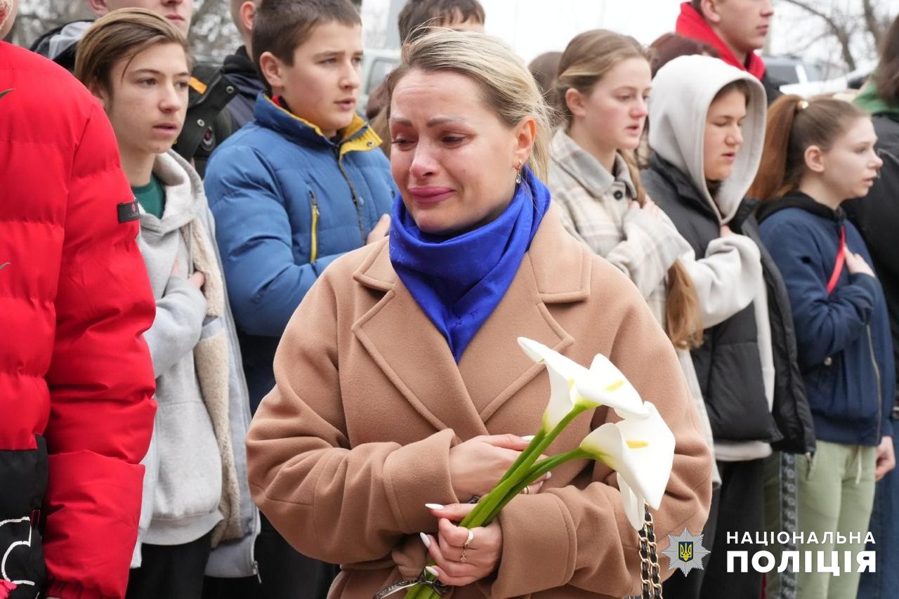 на одещині вшанували пам’ять поліцейського юрія коваша, який загинув, захищаючи україну