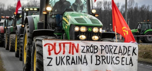Польські фермери вже ходять з лозунгом: «Путін, наведи порядок з Україною, Брюсселем і нашими можновладцями»