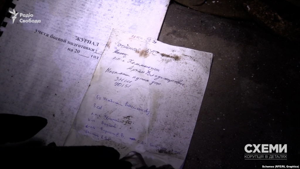 Журналісти співставили дані з флешки з віднайденими документами у одному з місць дислокації угруповання військ «Балаклія»