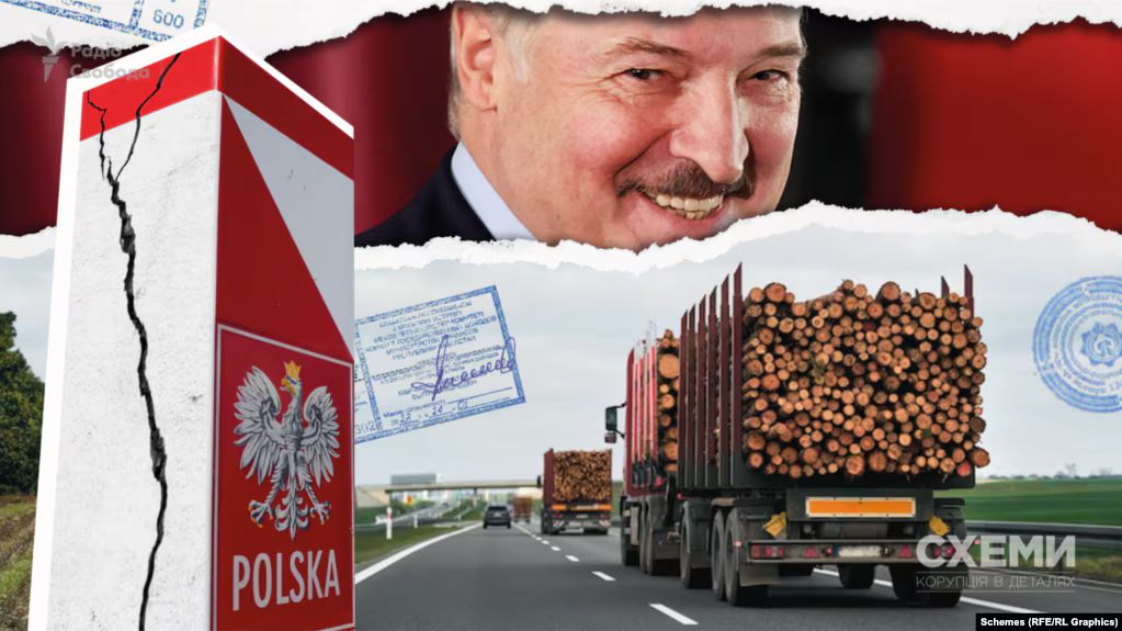 Фотошопом проти санкції. Як режим Лукашенка через Польщу вивозить в ЄС підсанкційну деревину з Білорусі