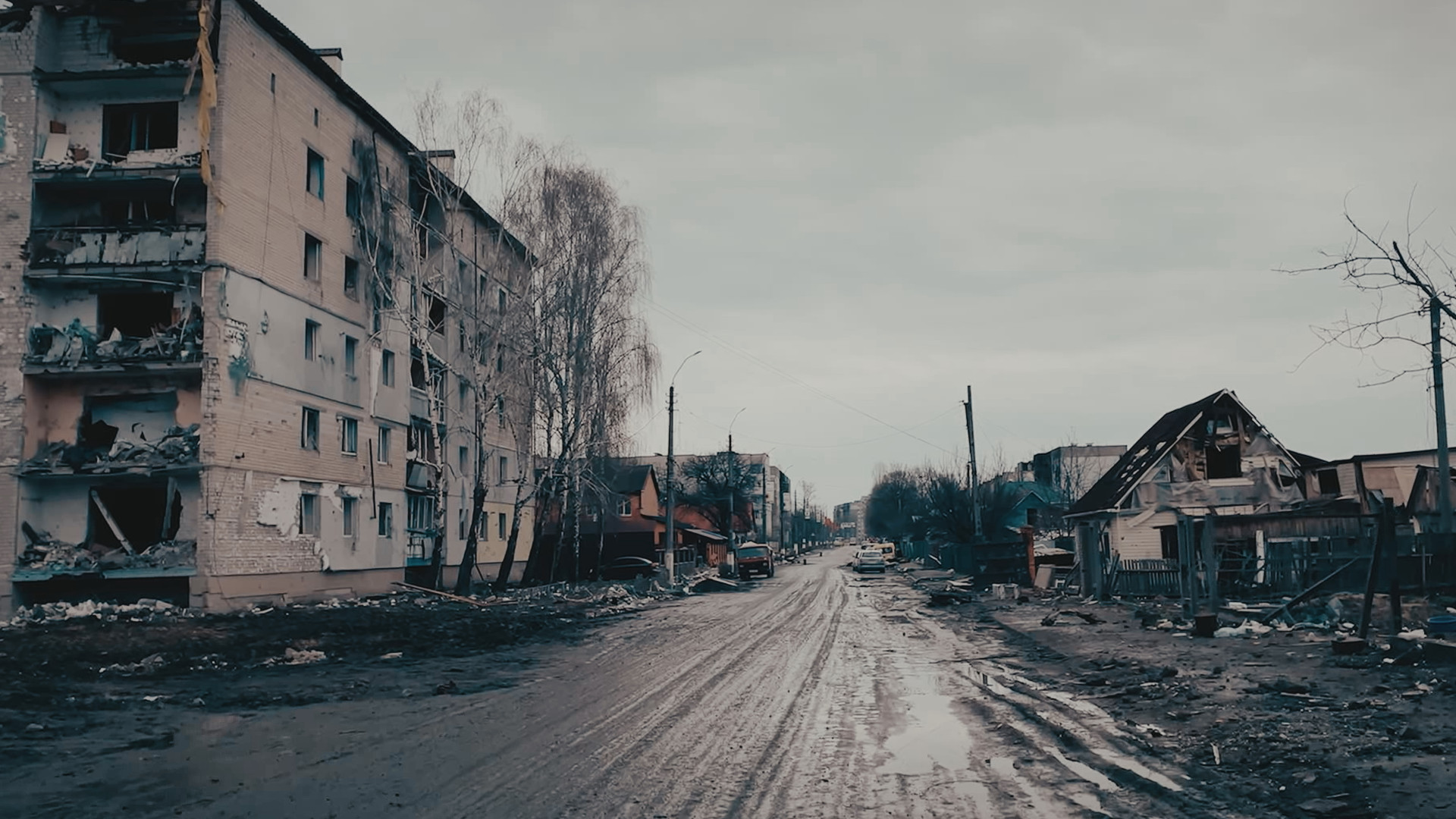 Зруйнована Бородянка, наслідки російських бомбардувань