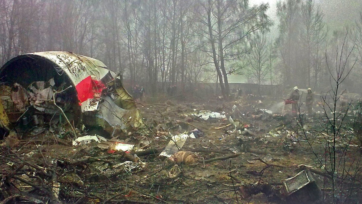 Місце катастрофи польського президентського літака в Смоленську, Росія. 10 квітня 2010 року. Фото: commons.wikimedia.org