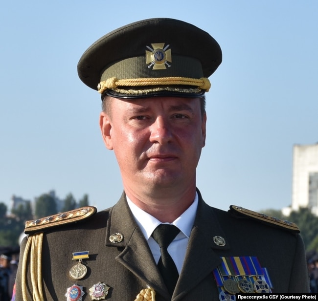 Полковник Теліженко під час підготовки до військового параду з нагоди Дня Незалежності