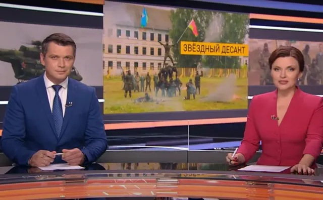 Білоруський канал ОНТ, пропаганда 