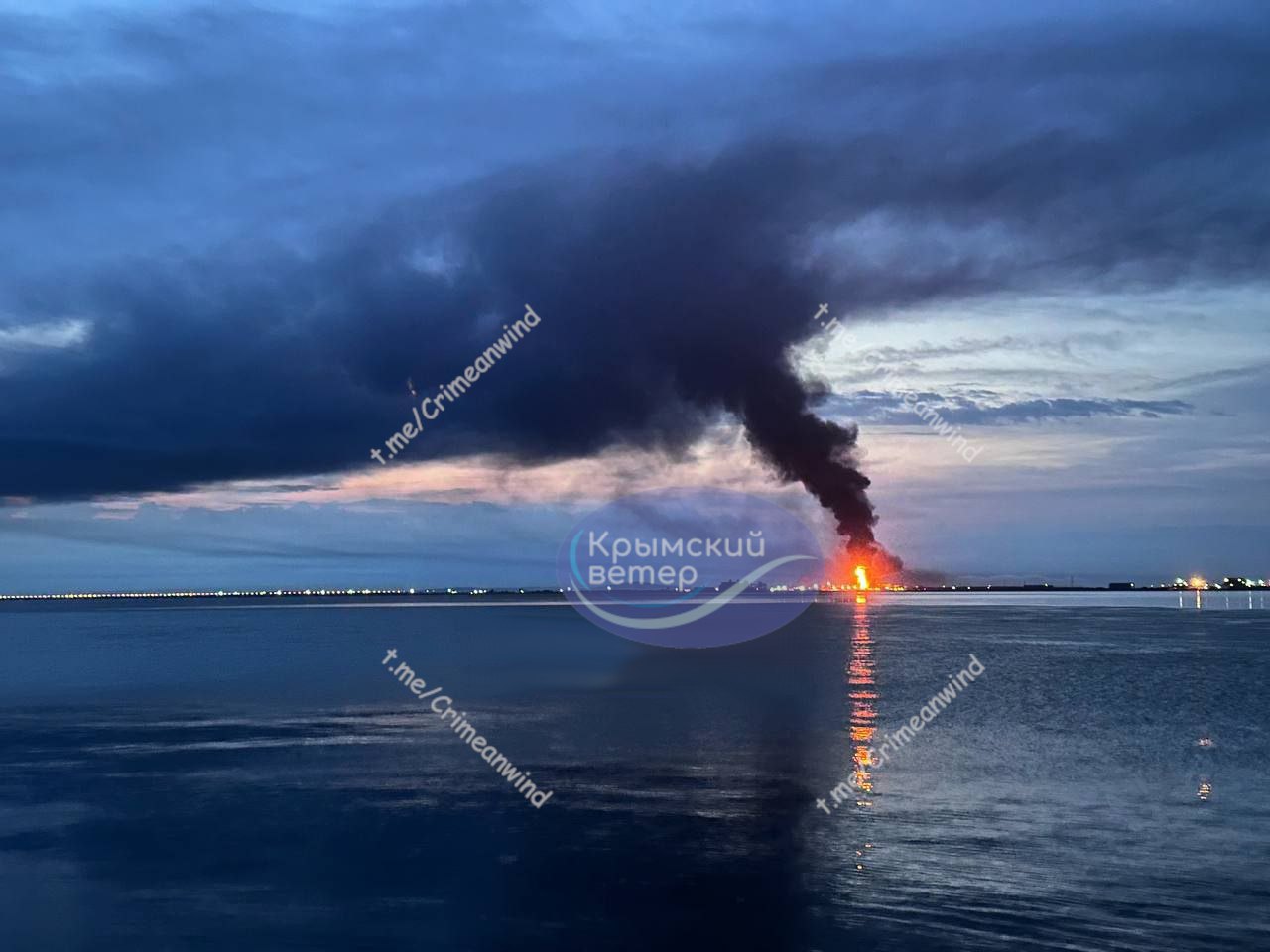 Пожежа в порту Кавказ
