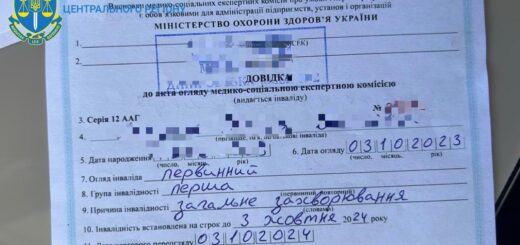 Викрито схему незаконного звільнення військовослужбовців зі служби через оформлення сфальсифікованих довідок по догляду за родичами