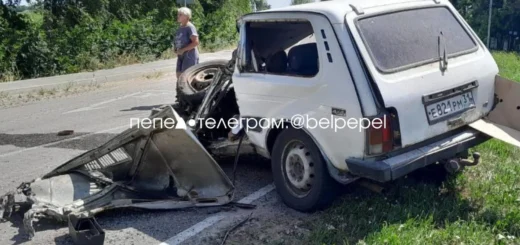 У Білгородській області РФ танк з пʼяними російськими військовими переїхав автомобіль "Нива", водій якого помер від переляку