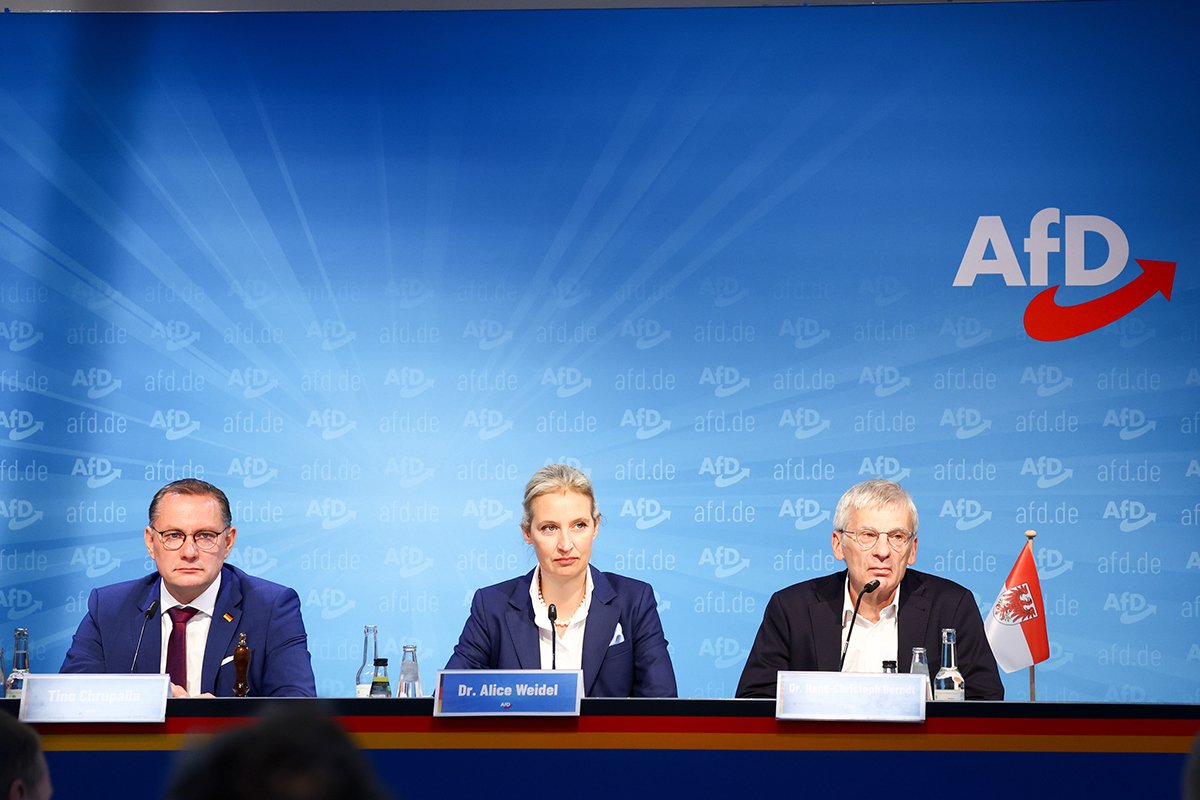 Партия AfD. Фото: Filip Singer / EPA-EFE