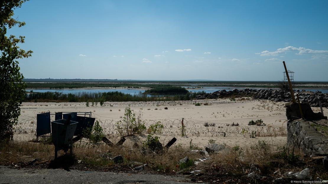 Зміліле Каховське водосховище, вересень 2024