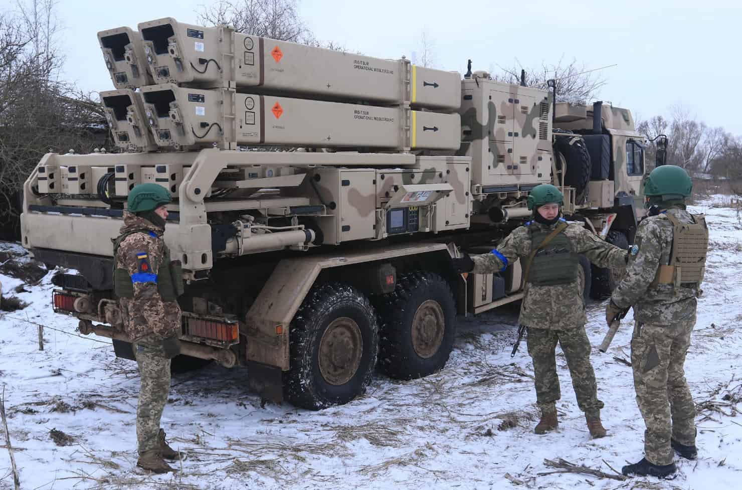 Система протиповітряної оборони IRIS-T на службі ЗСУ. Лютий 2023. Україна. 