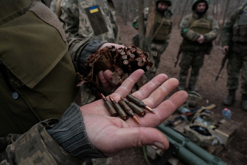 Українські військові під час навчань в Донецькій області, 15 березня 2024 р.