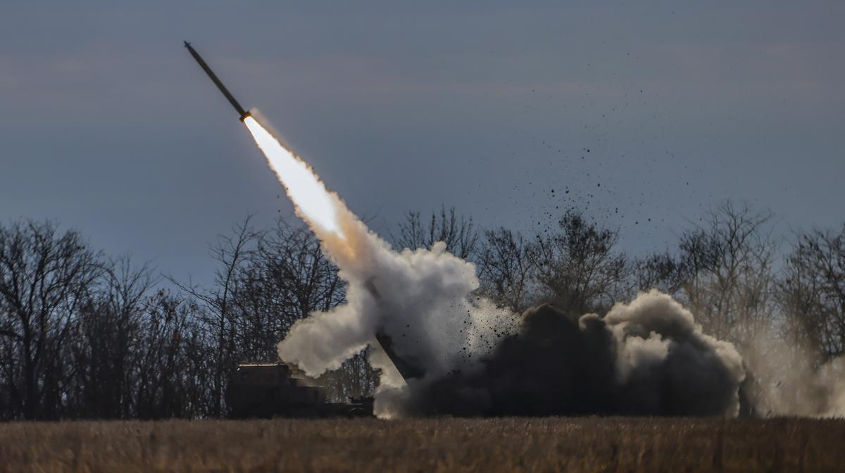 Установка HIMARS в Херсонской области, ноябрь 2022 года