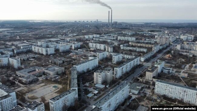 Захоплений Енергодар, березень 2022 року