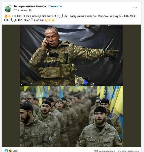 маніпуляції у фейсбуці
