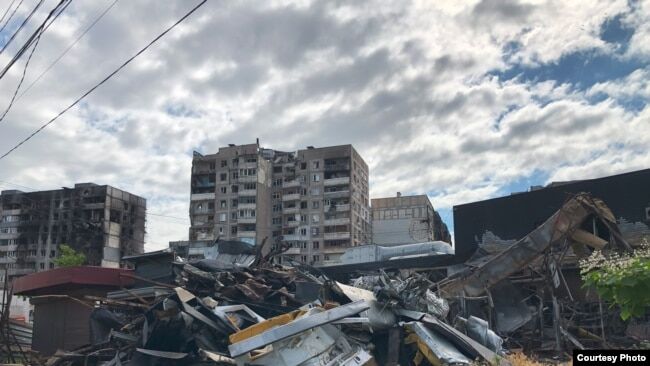Окупований Росією Маріуполь, 2022 рік. Фото надане анонімно місцевою жителькою