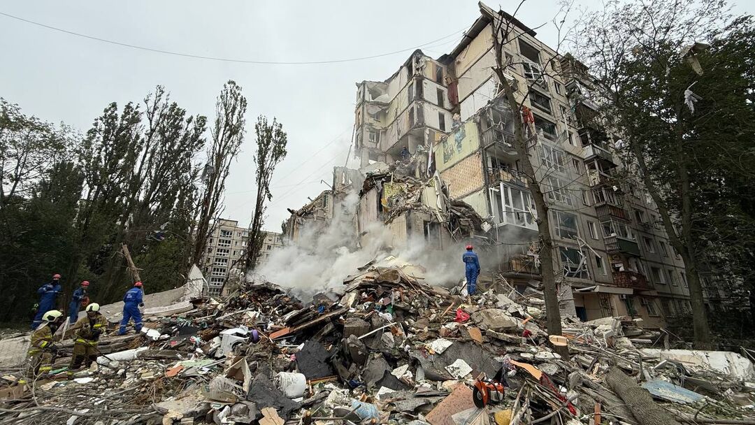 Наслідки російського ракетного удару по Києву, 31 липня 2025 року (фото МВС)