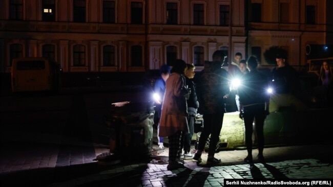 Фото за 19 жовтня 2022 року. Київ без світла