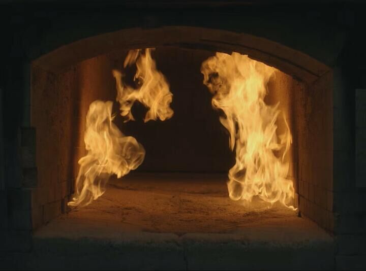 Печь крематория. Реконструкция. Фото: HBO