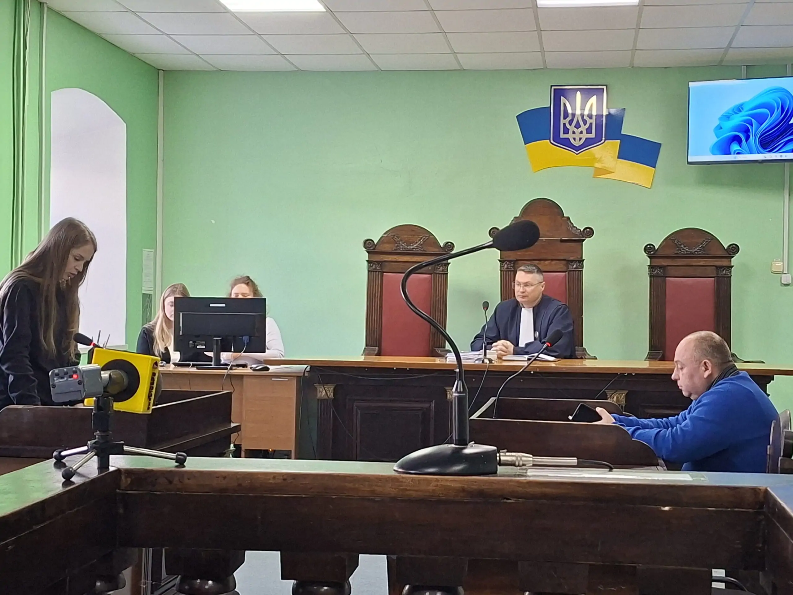 Російського військового Микиту (Нікіту) Желудкова судять заочно в Чернігівському районному суді. Фото Наталії Найдюк для Watchers