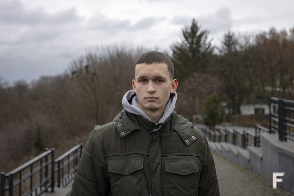 Дмитро Гаєвський, який втік з тимчасово окупованого півострова Крим, Київ, Україна, 23 грудня 2025. Максим Кішка/Frontliner