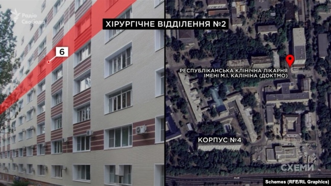 В окупованому Донецьку тільки в ДОКТМО є корпус з восьми поверхів з відділенням проктології на шостому