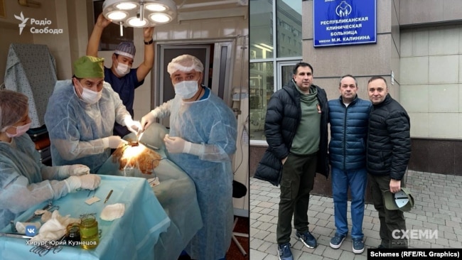 Кузнєцов та Крячко в операційній та біля ДОКТМО