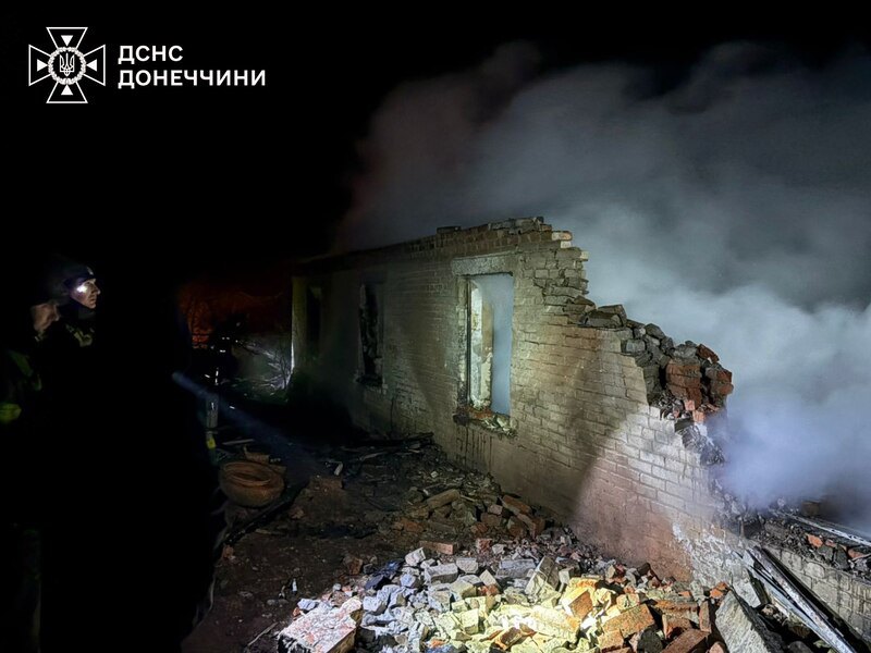 Наслідки обстрілів Донеччини