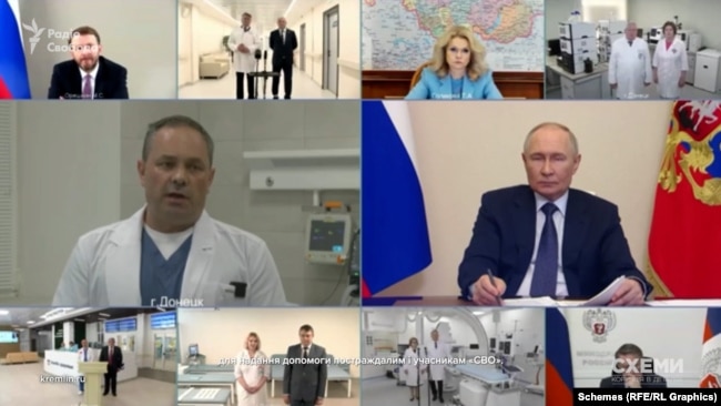 Іван Плахотніков звітує Володимиру Путіну