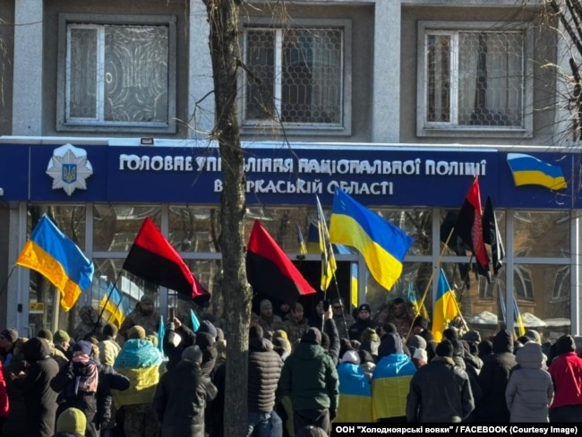 Протест ветеранів у Черкасах